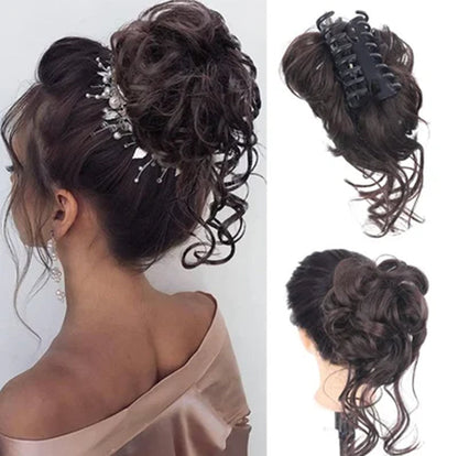🔥Topknot ponytail with clip🔥