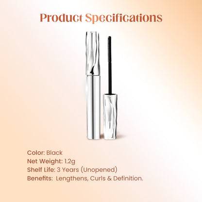 💦👁️ Buy 1 Get 1 FREE! 💫✨ Waterproof Fiber Mascara – Instantly Lengthens, Curls & Volumizes Without Clumps All Day