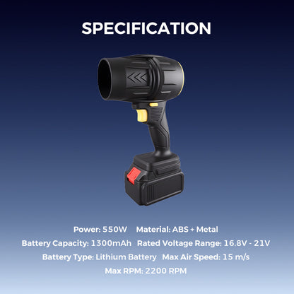 🔥2025 NEW SALES - 50% OFF🔥Wireless Portable Turbocharged High Power Rechargeable Blower