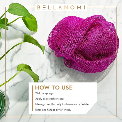 🔥Hot Sale ✨African Exfoliating Net Sponge（with Lemon Turmeric & Kojic Acid Brighetning Soap ）