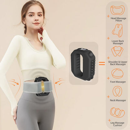 💖ADDWIN🇬🇧 R10 Mini Fascia Ring Massager – Your Go-To for Toned Abs & Less Bloat, Anywhere, Anytime! 💆‍♀️✨