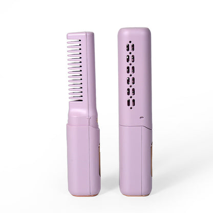👩Shape hair in 3 seconds! Create gorgeous hairstyles anytime anywhere. 💁Portable Wireless Mini Bang Styling Comb
