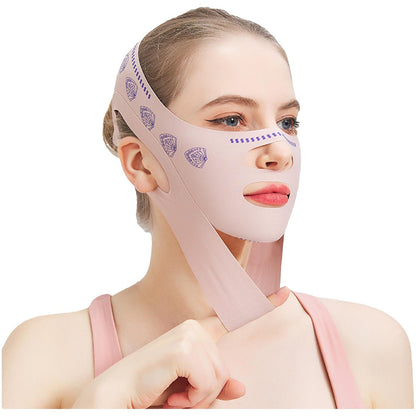 V-Line Printed Breathable Face-Lifting Mask💆