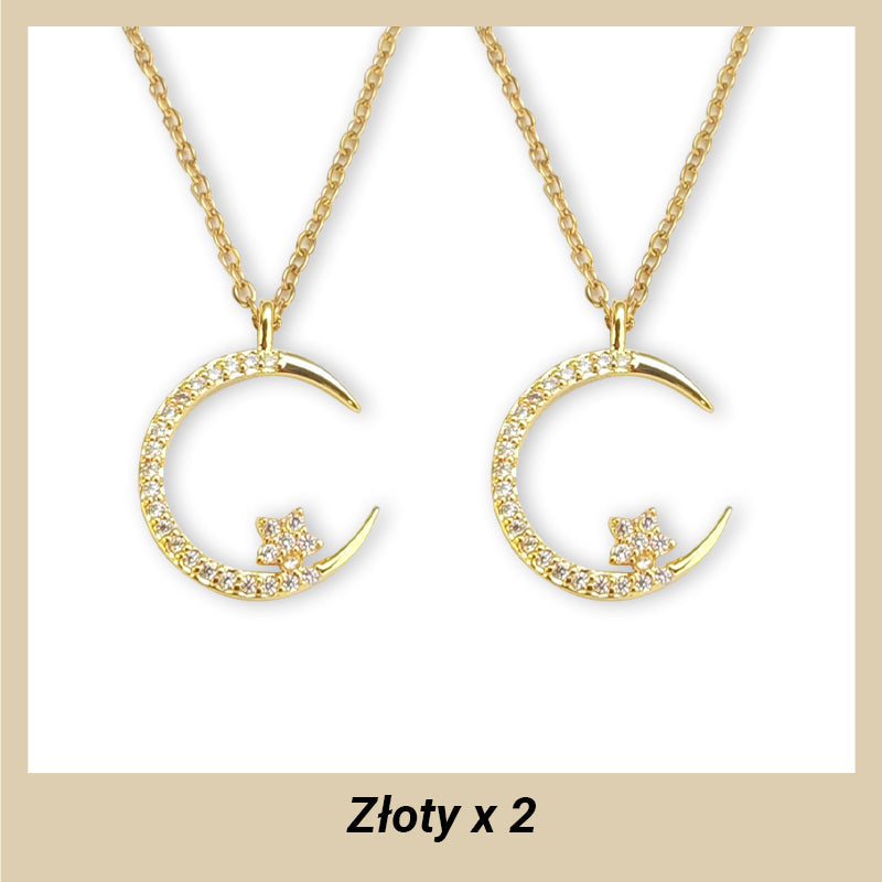 🎁Mother's Day Hot Sale 50% OFF🏵️Bright Night: Moon Star Necklace🌙