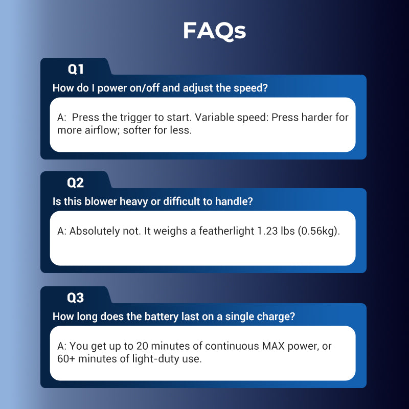 🔥2025 NEW SALES - 50% OFF🔥Wireless Portable Turbocharged High Power Rechargeable Blower