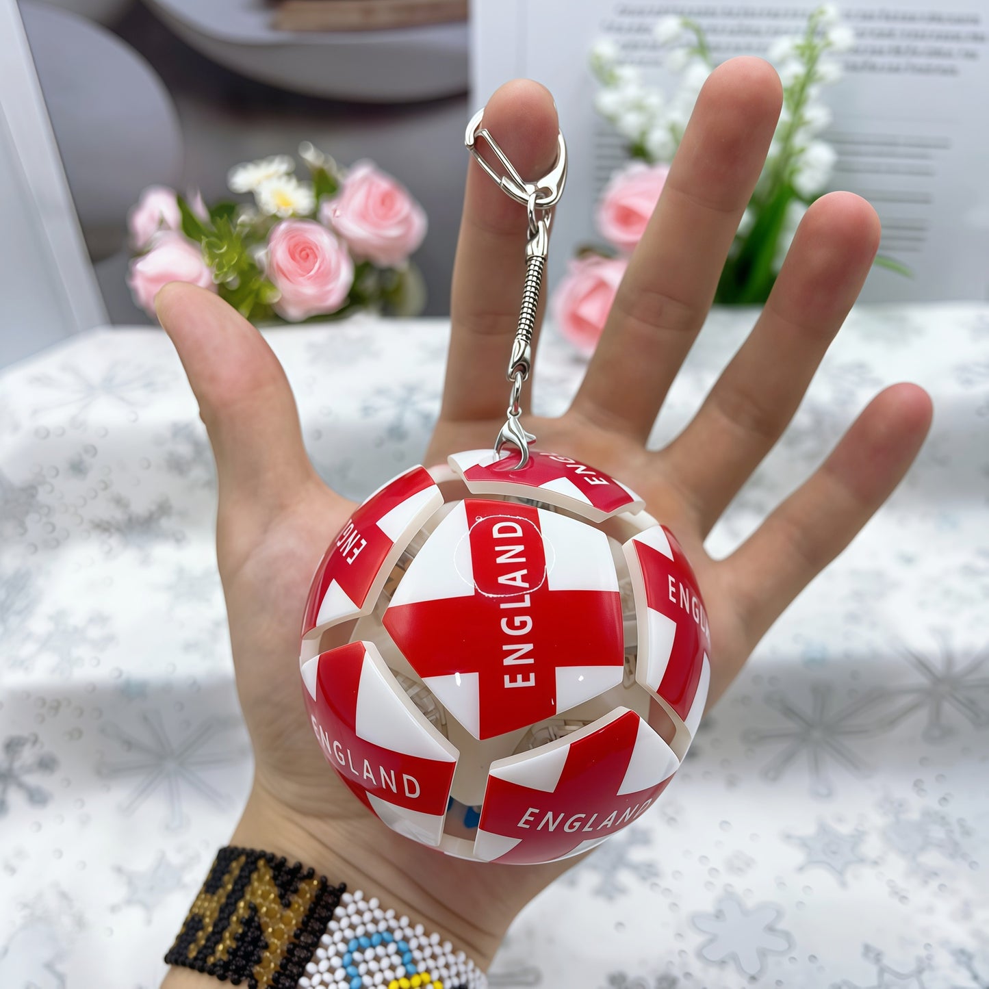 Mini Football Fidget Keychain Stress Relief Toy