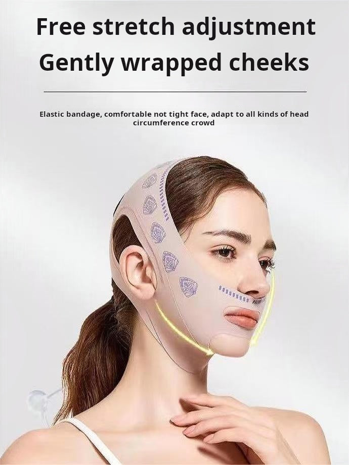 V-Line Printed Breathable Face-Lifting Mask💆