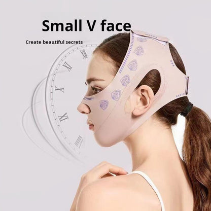V-Line Printed Breathable Face-Lifting Mask💆