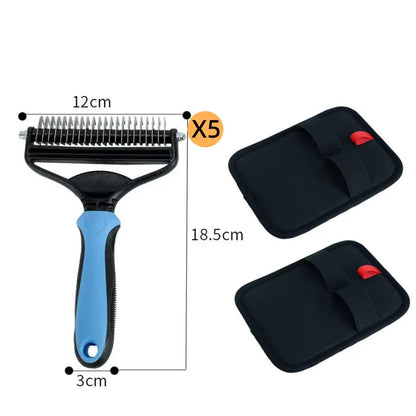 ⏰🔥LIMITED TIME 50% OFF! 🐾 Professional Deshedding Tool for Dogs & Cats – Gentle, Efficient & Fur-Free Home ✨(💖Get 2 Free Pet Grooming Gloves)