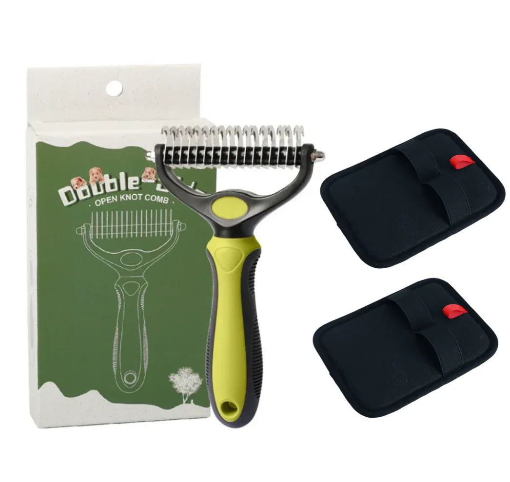 ⏰🔥LIMITED TIME 50% OFF! 🐾 Professional Deshedding Tool for Dogs & Cats – Gentle, Efficient & Fur-Free Home ✨(💖Get 2 Free Pet Grooming Gloves)