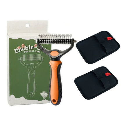 ⏰🔥LIMITED TIME 50% OFF! 🐾 Professional Deshedding Tool for Dogs & Cats – Gentle, Efficient & Fur-Free Home ✨(💖Get 2 Free Pet Grooming Gloves)