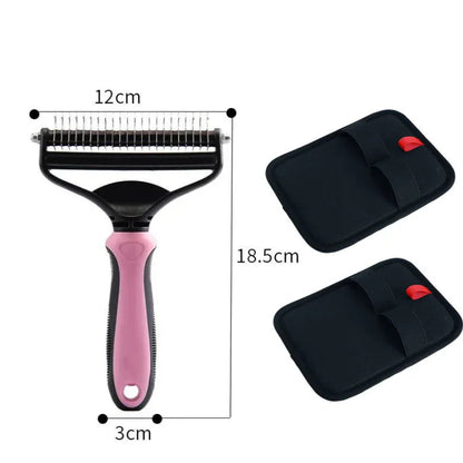 ⏰🔥LIMITED TIME 50% OFF! 🐾 Professional Deshedding Tool for Dogs & Cats – Gentle, Efficient & Fur-Free Home ✨(💖Get 2 Free Pet Grooming Gloves)