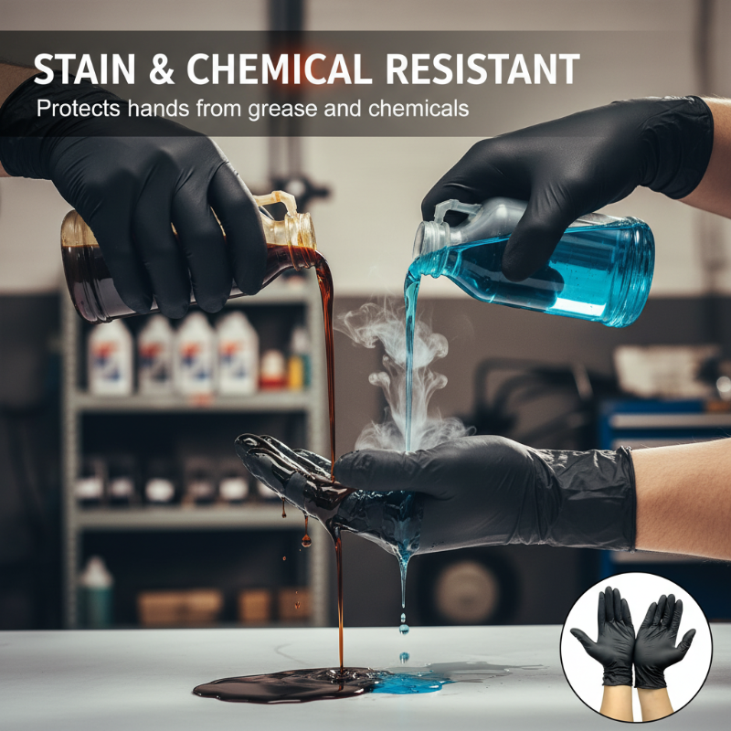 🎄Christmas 50% off🎁MultiGuard™ Nitrile Pro Gloves – Heavy Duty, Slip & Stain Resistant, Scratch Resistant