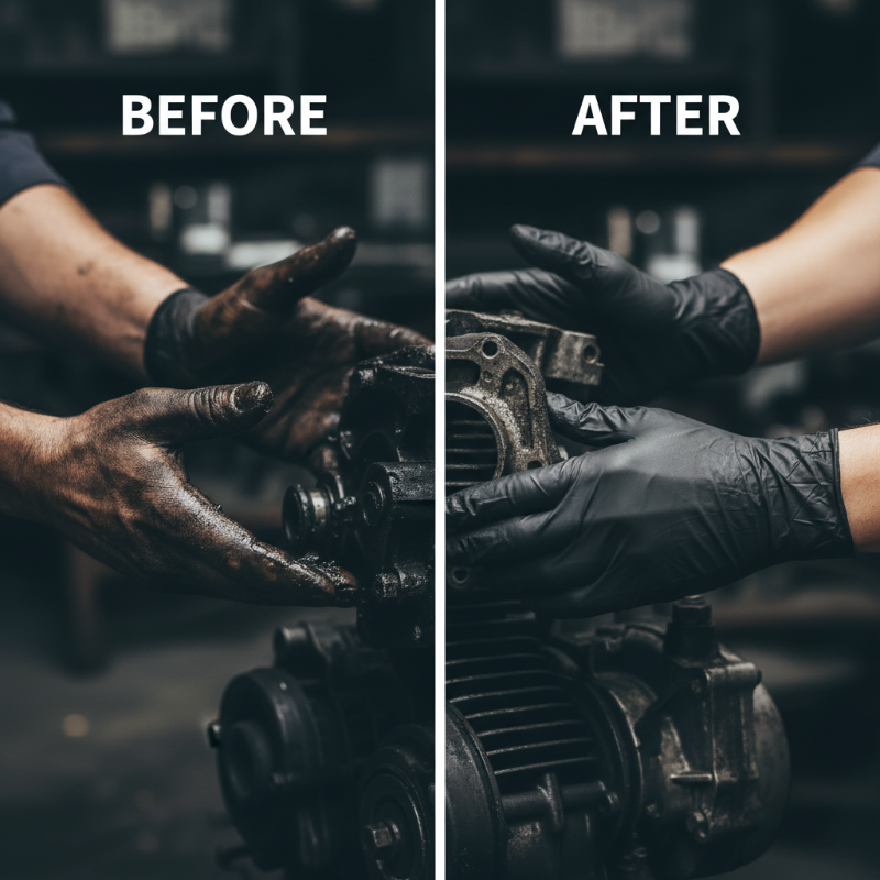 🎄Christmas 50% off🎁MultiGuard™ Nitrile Pro Gloves – Heavy Duty, Slip & Stain Resistant, Scratch Resistant