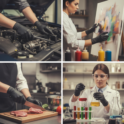 🎄Christmas 50% off🎁MultiGuard™ Nitrile Pro Gloves – Heavy Duty, Slip & Stain Resistant, Scratch Resistant