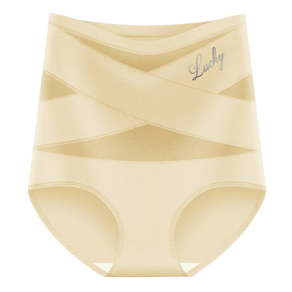 🌸 Last Day Special Price $22.99! 🔥Buy 1 Get 1 Free🎁Plus-Size High-Waist Cross Tummy Control Panties