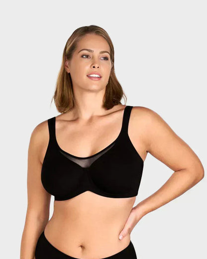 🏆 Last Day Special Price $ 19.99 ! 💐Women's Plus Size Cooling Full Coverage Minimizer Bra