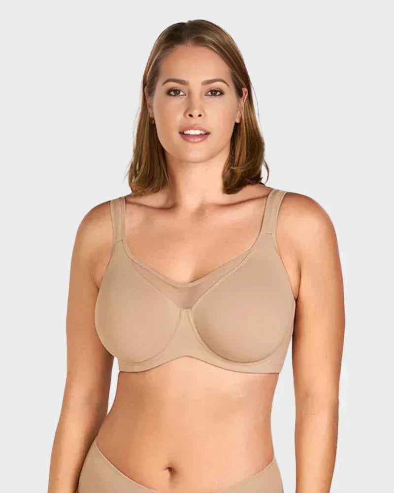 🏆 Last Day Special Price $ 19.99 ! 💐Women's Plus Size Cooling Full Coverage Minimizer Bra