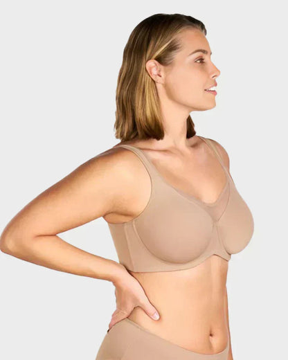 🏆 Last Day Special Price $ 19.99 ! 💐Women's Plus Size Cooling Full Coverage Minimizer Bra