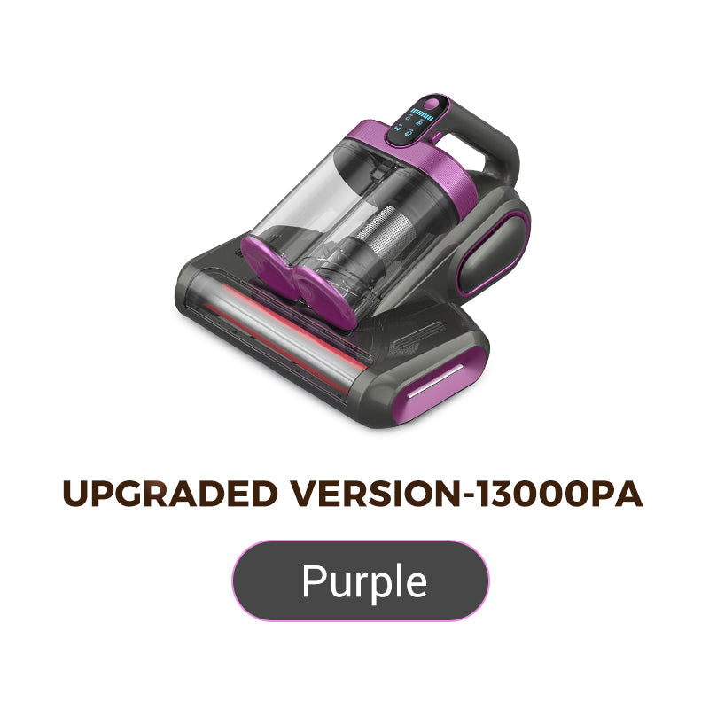 🛏️💨 13000Pa Powerful Mattress Vacuum Cleaner for Dust Mites Removal 🚀✨ UV Light & Ultrasonic Sterilization, Wireless Smart LED Display, Dual Large Dust Cups for Deep Cleaning