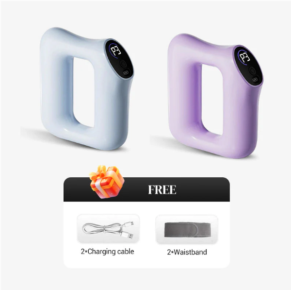 💪🌿 5-Speed Handheld Massager Ring – Adjustable Strap, Deep Tissue Relief, Portable Muscle Pain Relief for Home, Gym & Travel Use 🌟👑