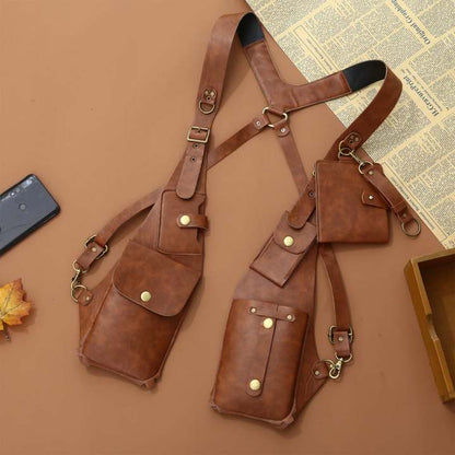 🛡️🫱Genuine Leather Anti-theft  Shoulder Strap Backpack
