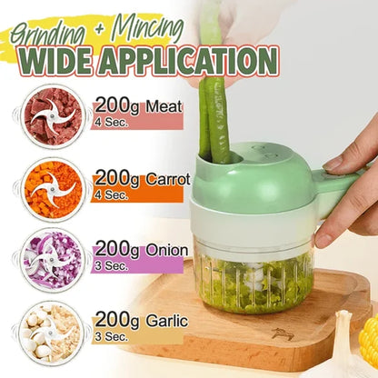 🥳50% OFF NOW! Wireless Food Processor – Cordless, one-touch chop. Perfect for arthritic hands. Kitchen prep made easy⚡🥗
