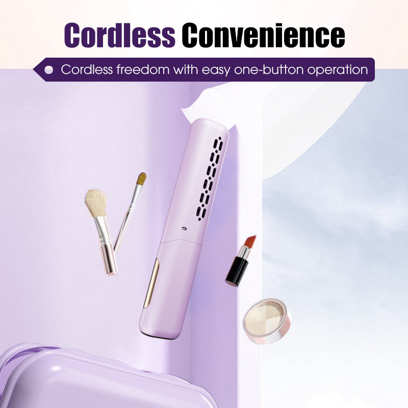 👩Shape hair in 3 seconds! Create gorgeous hairstyles anytime anywhere. 💁Portable Wireless Mini Bang Styling Comb