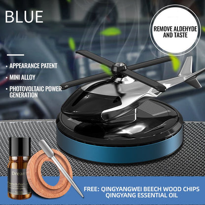 Metal Solar Helicopter Air Freshener