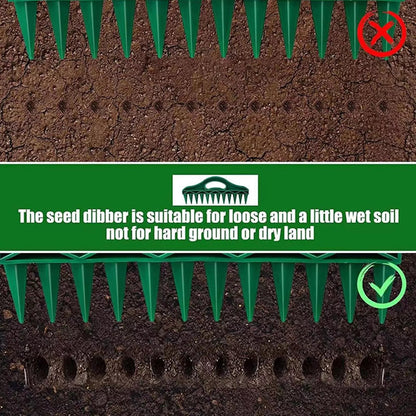 🎃HALLOWEEN DEAL 50% OFF!🌱 12-Hole Garden Seed Dibber – One-Press Planting, Precision Spacing – Lightweight, Weatherproof – 12x Faster Seeding! 🌻✨