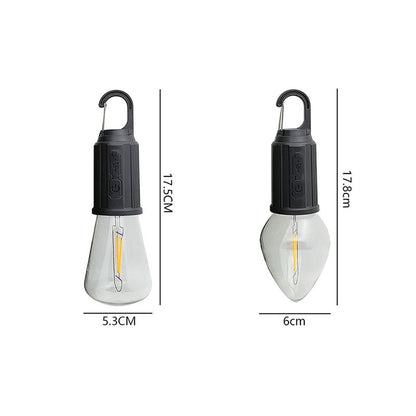 Outdoor Camping Hanging Type-C Charging Retro Bulb Light