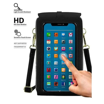 🥳2026 HOT SALE🥳💞50K+ SOLD! 👛📱Women‘s Touchscreen Crossbody Phone Wallet – Answer calls & text without opening. Fits phones up to 6.5″, water‑resistant & lightweight – hands‑free summer style! 🌸✨