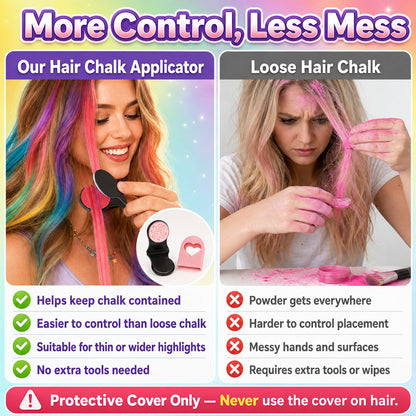 🔥Last Day 57% OFF🌈12-Color Temporary Hair Chalk Applicator Set