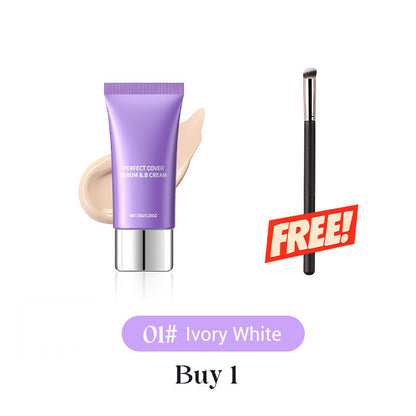 🎉LAST DAY SALE -BUY 2 GET 1 FREE🎁Perfect Cover Serum BB Cream -💜Bifida Ferment Lysate Serum-Infused BB Cream for Anti-Aging Skin Rejuvenation💧