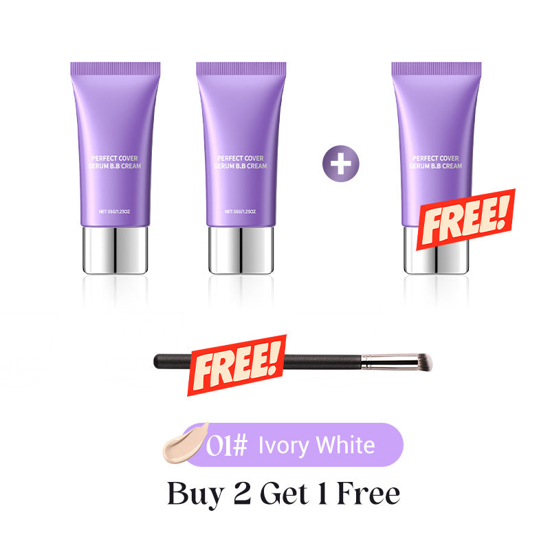 🎉LAST DAY SALE -BUY 2 GET 1 FREE🎁Perfect Cover Serum BB Cream -💜Bifida Ferment Lysate Serum-Infused BB Cream for Anti-Aging Skin Rejuvenation💧
