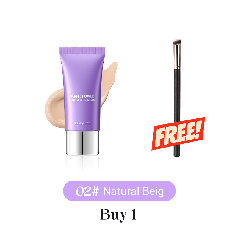 🎉LAST DAY SALE -BUY 2 GET 1 FREE🎁Perfect Cover Serum BB Cream -💜Bifida Ferment Lysate Serum-Infused BB Cream for Anti-Aging Skin Rejuvenation💧