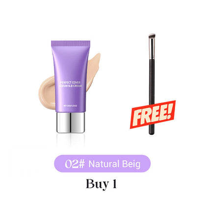 🎉LAST DAY SALE -BUY 2 GET 1 FREE🎁Perfect Cover Serum BB Cream -💜Bifida Ferment Lysate Serum-Infused BB Cream for Anti-Aging Skin Rejuvenation💧