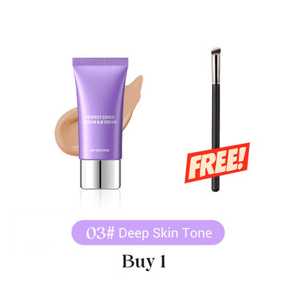 🎉LAST DAY SALE -BUY 2 GET 1 FREE🎁Perfect Cover Serum BB Cream -💜Bifida Ferment Lysate Serum-Infused BB Cream for Anti-Aging Skin Rejuvenation💧