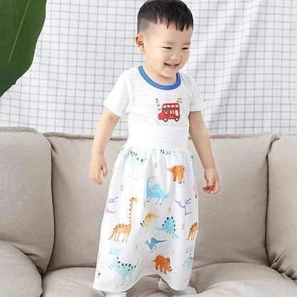 Comfy Children's Diaper Skirt Shorts 2 In 1