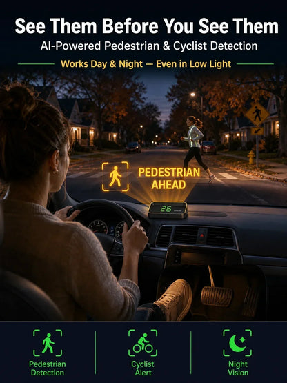Head-Up Display (HUD) Car GPS Digital Speedometer