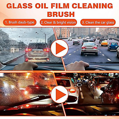 Glass Cleaner Powerful Stain Remover, Oil Film Remover, Insect Glue Remover, Anti-Freeze, Hydrophobic Glass Cleaner for Cars