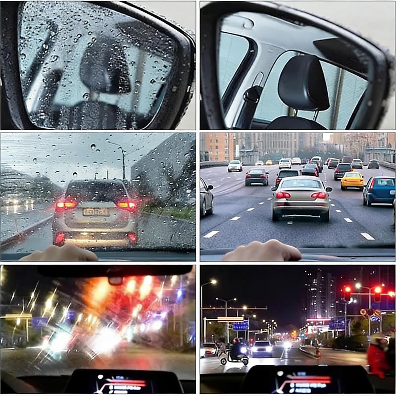 Glass Cleaner Powerful Stain Remover, Oil Film Remover, Insect Glue Remover, Anti-Freeze, Hydrophobic Glass Cleaner for Cars