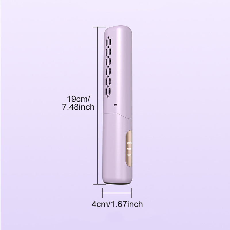 👩Shape hair in 3 seconds! Create gorgeous hairstyles anytime anywhere. 💁Portable Wireless Mini Bang Styling Comb