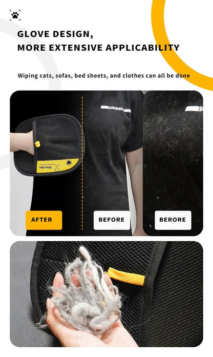 🔥LAST DAY PROMOTION - Buy 2 Get 1 Free🐱🐶✨ Pet Hair Remover Electrostatic Gloves