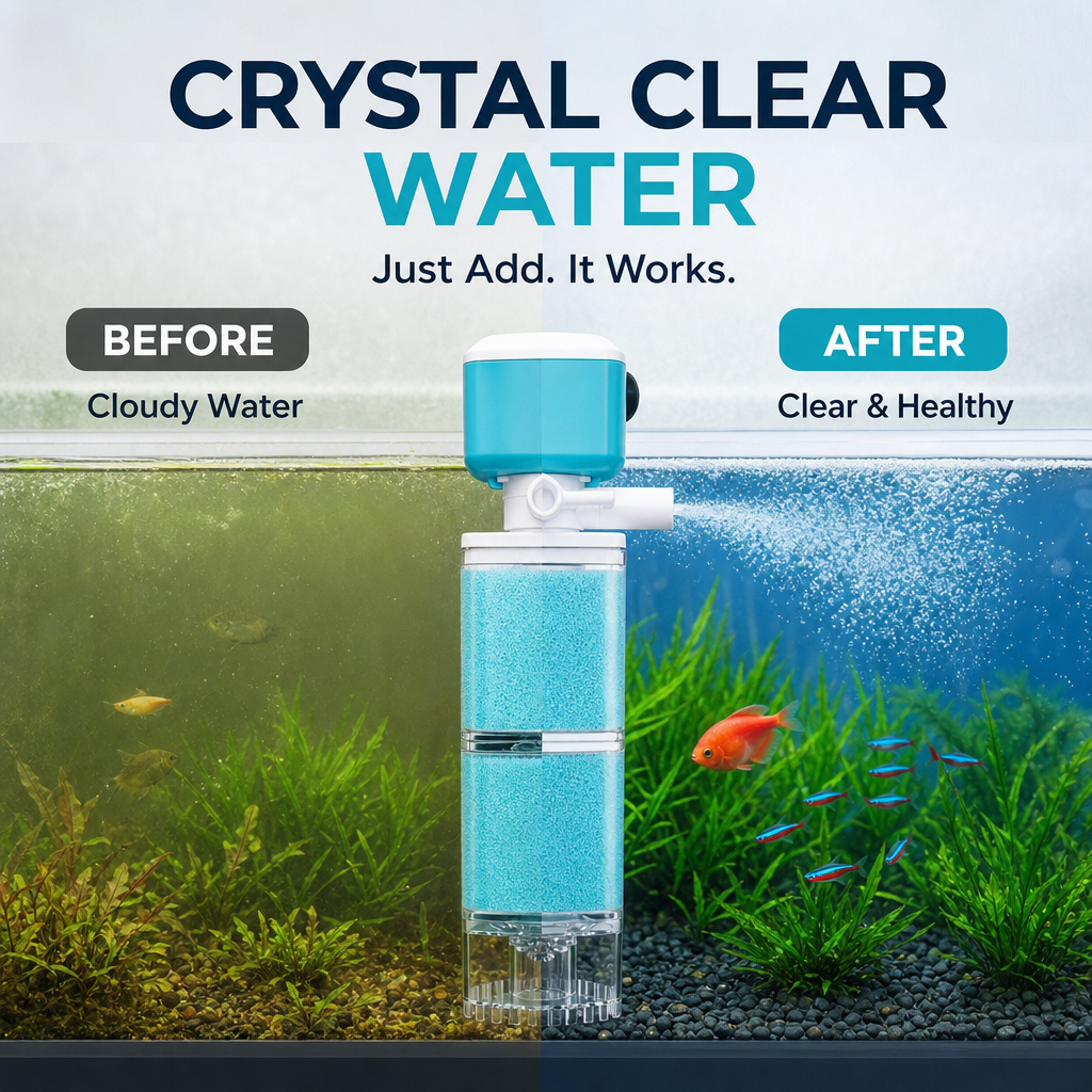 🥳 2026 Best Seller 🥳 Over 50,000 Sold! ⭐🏠 50% Off!💧 Automatic Aquarium Filter System