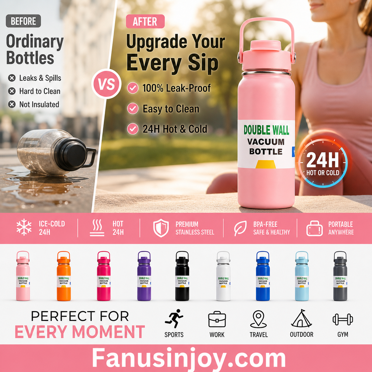 💥Limited Time 50% Off! ❄️Portable heat preservation you can hold! 🔥Premium Stainless Steel Insulated Tumbler