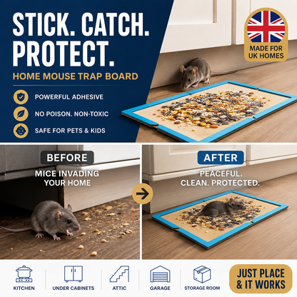 ⏳🔥LIMITED-TIME 50% OFF! ⏰Mouse Glue Trap Indoor Use for Home