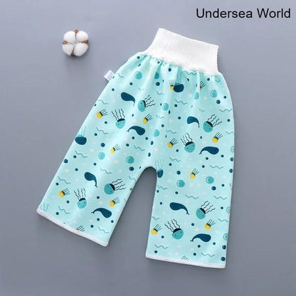 Comfy Children's Diaper Skirt Shorts 2 In 1