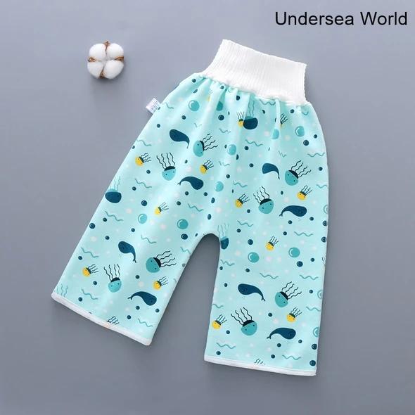 Comfy Children's Diaper Skirt Shorts 2 In 1