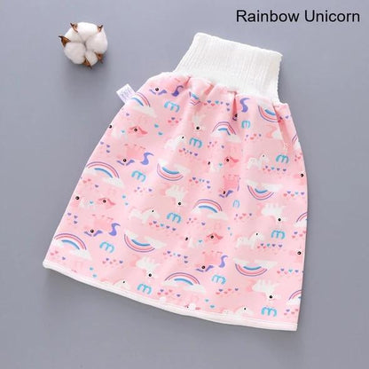 Comfy Children's Diaper Skirt Shorts 2 In 1